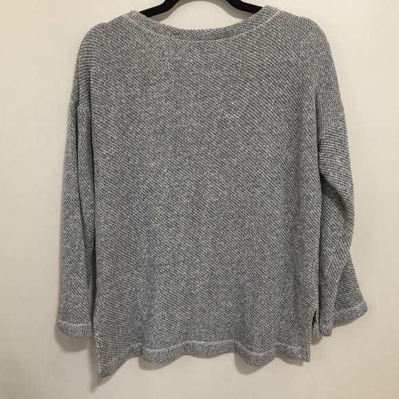 EILEEN FISHER organic cotton boucle knit top AY5 - Picture 4 of 4